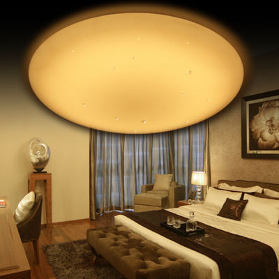 Lampe ronde de plafond d'intense luminosité, 6 - plafonnier blanc rond du niveau le TDC Dimmable